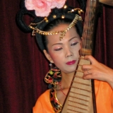 "Peking Lute Player", Peking, China, color photograph, Contact: smithingah@gmail.com