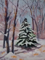 "Winter", oil on canvas, Contact: jmoore43085@att.net