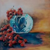 "Crystal Grapes", oil on canvas, Contact: jmoore43085@att.net
